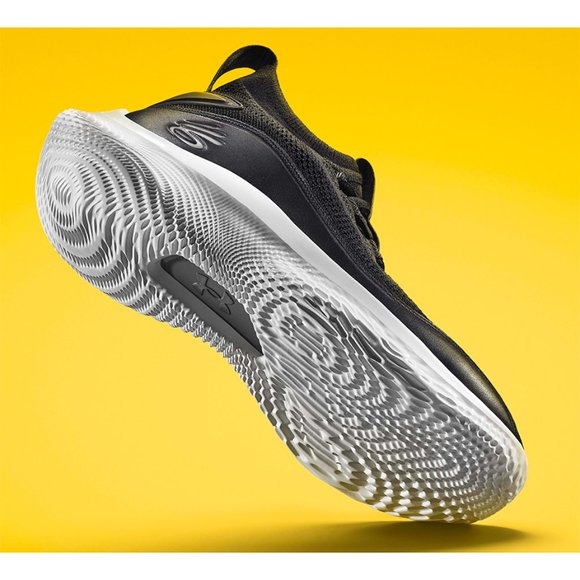 Under Armour Curry Flow 8 Stephen Curry Black White Basketball Shoe Size 5 Youth - Picture 9 of 10